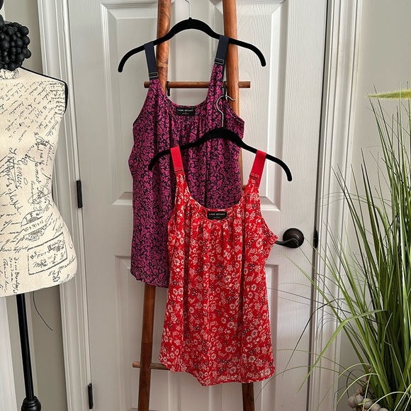 Lane Bryant Scoop Neck Cami, Red Floral & Fuchsia Floral. Size 20 NWOT - Picture 14 of 14